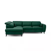 Kampinė sofa Noble su patalynės dėže, audinys Nube 35