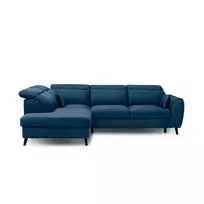 Kampinė sofa Noble su patalynės dėže, audinys Nube 40