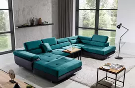 Kampinė sofa Rodrigo su patalynės dėže, audinys Monolith 37, Monolith 97