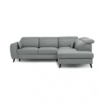 Kampinė sofa Noble su patalynės dėže, audinys Savoi 100