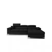 Kampinė sofa Ricardo su patalynės dėže, audinys Kronos 07