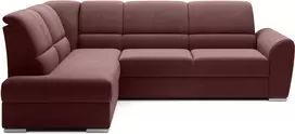 Kampinė sofa Siber su patalynės dėže, audinys Lukso 24