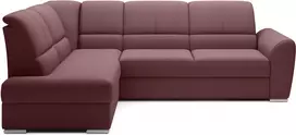 Kampinė sofa Siber su patalynės dėže, audinys Velvetmat 24