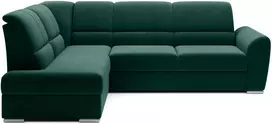 Kampinė sofa Siber su patalynės dėže, audinys Lukso 35