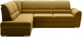 Kampinė sofa Siber su patalynės dėže, audinys Nube 45