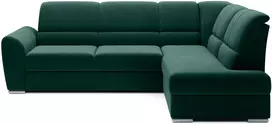 Kampinė sofa Siber su patalynės dėže, audinys Lukso 35