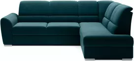 Kampinė sofa Siber su patalynės dėže, audinys Lukso 39