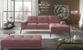 Kampinė sofa Torrense, audinys Mat Velvet 63