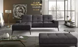 Kampinė sofa Torrense, audinys Berlin 02