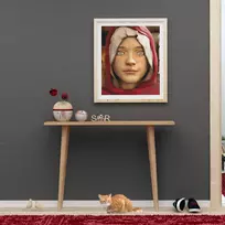 Konsolinis staliukas, Hanah Home, Ąžuolas, 100 x 74 x 30, cm