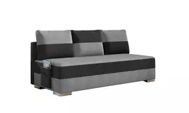 Sofa - lova Atila su patalynės dėže pilka, Sawana 21, Soft 11
