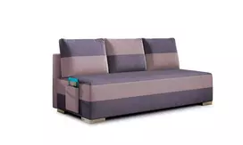 Sofa - lova Atila su patalynės dėže violetinė, Soro 65, Soro 61