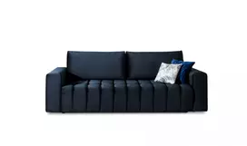 Sofa - lova Lazaro su patalynės dėže mėlyna, Monolith 79