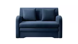 Sofa - lova Ario su patalynės dėže mėlyna, Nube 40, Nube 40