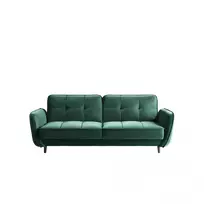 Sofa - lova Bellis su patalynės dėže žalia, Nube 35