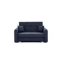 Sofa - lova Laine su patalynės dėže mėlyna, Poco 40