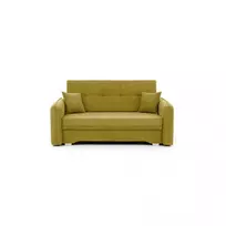 Sofa - lova Laine su patalynės dėže geltona, Poco 50