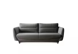 Sofa - lova Silva su patalynės dėže pilka, Flores 4