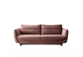 Sofa - lova Silva su patalynės dėže rausva, Lukso 24