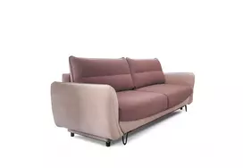 Sofa - lova Silva su patalynės dėže rausva, Velvetmat 24, Mat Velvet 61