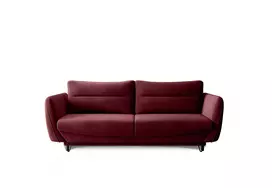 Sofa - lova Silva su patalynės dėže violetinė, Loco 25