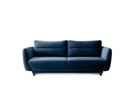 Sofa - lova Silva su patalynės dėže mėlyna, Lukso 40
