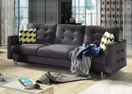 Sofa - lova Asgard su patalynės dėže pilka, Sawana 05