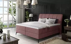Continental lova su patalynės dėže Aderito 140X200, rožinė
