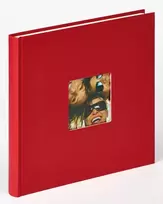 Albumas WALTHER FA-205-R Fun red 26X25/40psl, balti lapai | kampučiai/lipdukai | knyginio rišimo | viršelyje keičiama nuotrauka