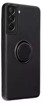 Mocco Pastel Ring silikoninis nugaros dėklas, skirtas Samsung Galaxy A54 5G Black