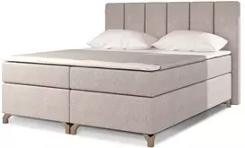 Continental lova su patalynės dėže Basilio 140X200, beige, audinys Dora 21