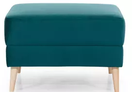 Pufas Asgard, žalias, audinys Mat Velvet 75