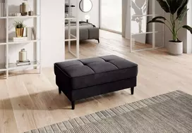 Pufas Bellis, pilkas, audinys Gojo 5