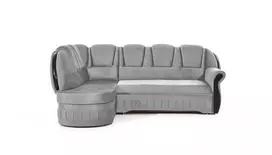 Kampinė sofa Lord su patalynės dėže, audinys Monolith 84