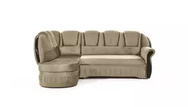 Kampinė sofa Lord su patalynės dėže, audinys Monolith 09