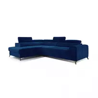Kampinė sofa Laurence su patalynės dėže, audinys Kronos 09