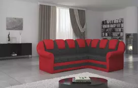 Kampinė sofa Lord_II su patalynės dėže, audinys Berlin 02, Soft 10