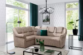 Kampinė sofa Lord_II su patalynės dėže, audinys Dora 21