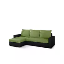 Kampinė sofa Livio su patalynės dėže, audinys Alova 42, Alova 04