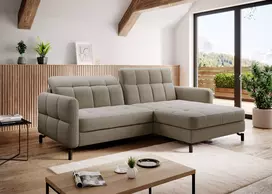 Kampinė sofa Lorelle su patalynės dėže, audinys Inari 23