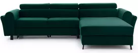 Kampinė sofa Mariall su patalynės dėže, audinys Monolith 37
