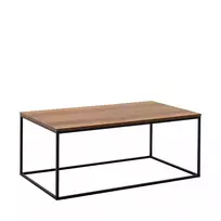 Kavos staliukas, Hanah Home, Riešutas, 100 x 42 x 60, cm
