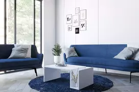Kavos staliukas, Hanah Home, baltas, 86,8 x 32,4 x 50, cm