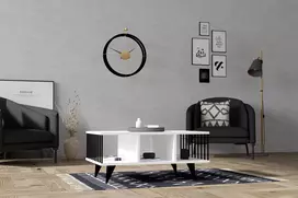 Kavos staliukas, Hanah Home, baltas, 90 x 40 x 60, cm