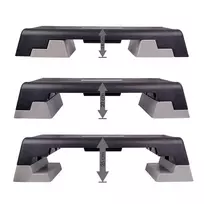 Aerobikos stepas trijų padėčių Prove PRO 98x38x15cm