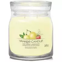 Yankee Candle Iced Berry Lemonade Signature Candle ( ledová limonáda ) - Vonná svíčka, 567.0g