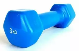 Šešiakampis aerobikos hantelis Prove 3kg (1vnt)