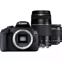 Canon EOS 2000D + EF-S 18-55mm IS STM + EF-S 75-300mm III