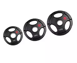 Olimpinis gumuotas svoris Prove 51mm 10kg (su nerūdijančio plieno įvore)