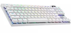„Logitech G Pro X TKL Lightspeed Tactile White“.